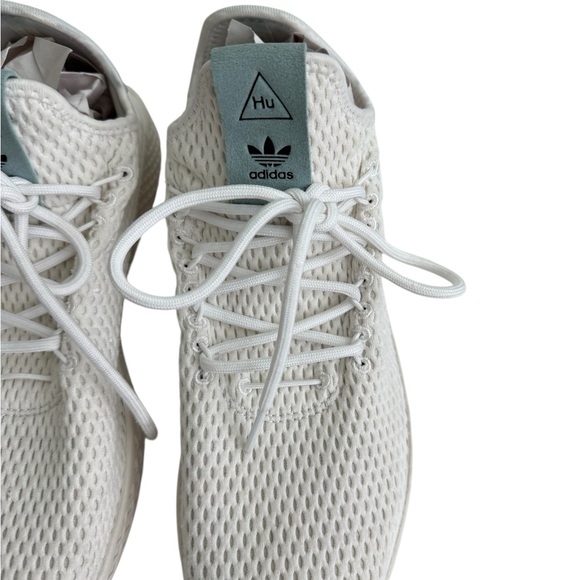 Adidas Pharrell × Tennis Hu 'Tactile Green' White Mesh Athletic Shoes 8 - Picture 3 of 8